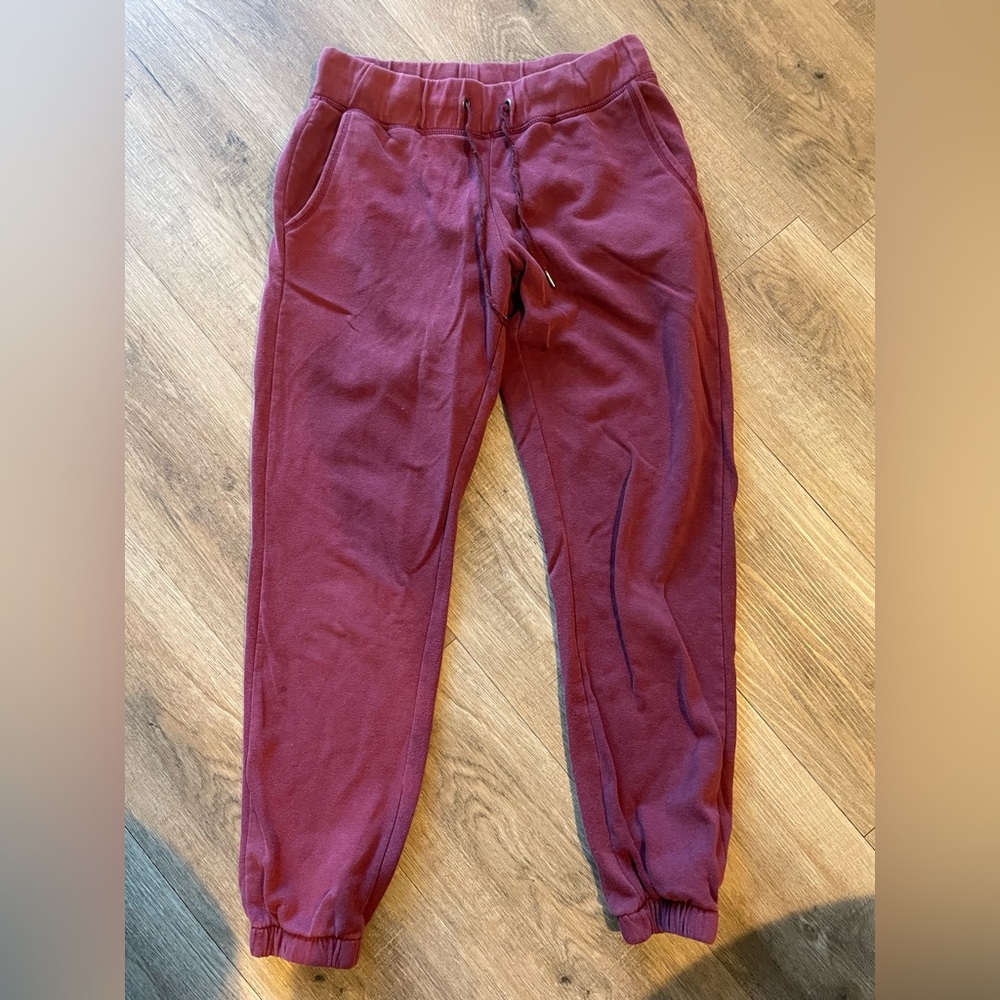 BCG Sweatpants Burgundy Joggers